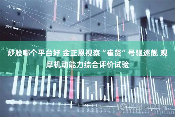 炒股哪个平台好 金正恩视察“崔贤”号驱逐舰 观摩机动能力综合评价试验